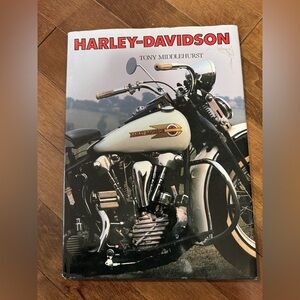 Harley-Davidson by Tony Middlehurst (1990, Hardcover) Book